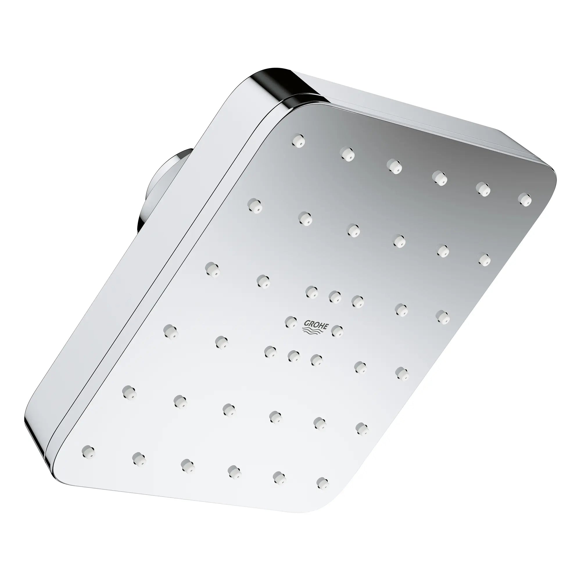 Pomme de douche ronde Euphoria 140 à jets multiples avec Aquabooster, 6,6 L/min (1,75 gal/min) // CHROME STARLIGHT GROHE // 283852_Aquabooster_SiloRight_1117180000_0001_April2026_0_CDNwebp.webp