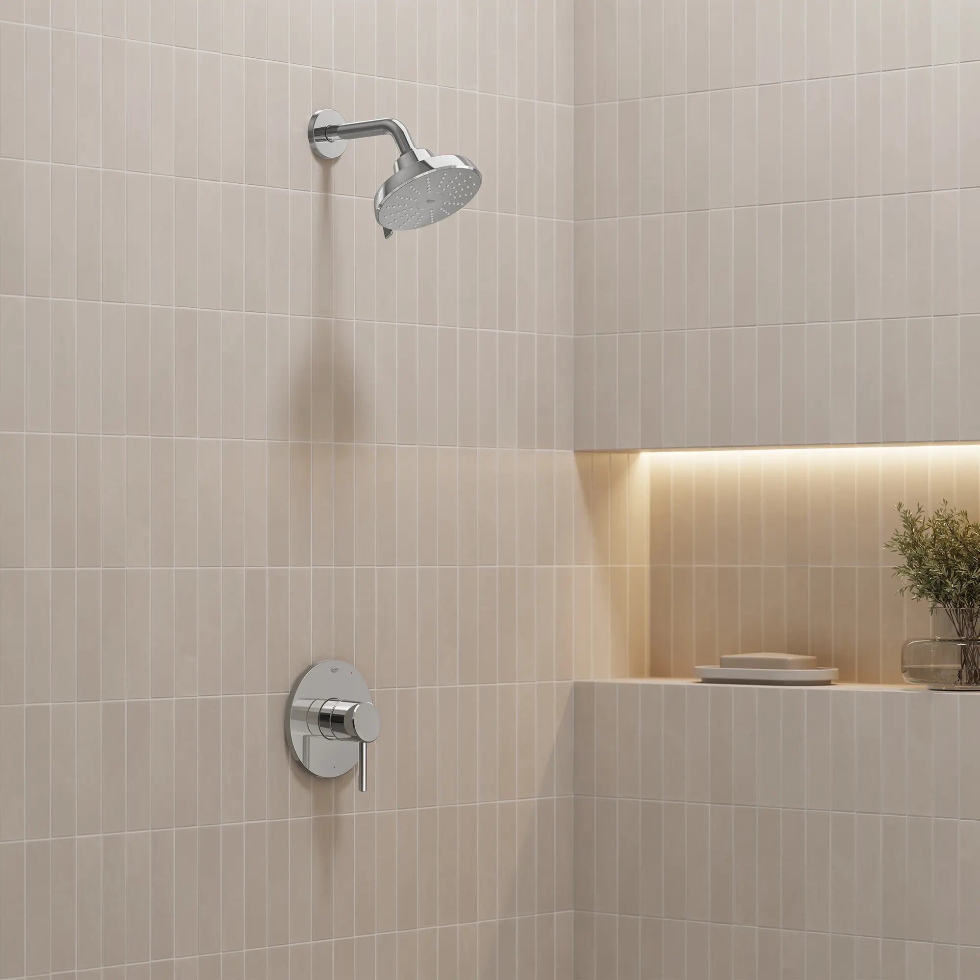 Pomme de douche ronde Tempesta 140 à jets multiples avec Aquabooster, 6,6 L/min (1,75 gal/min) // CHROME STARLIGHT GROHE // 287529_Aqua_Booster_EnvironmentFull_1117460000_144680000_0001_MARCH2026_0_CDNwebp.webp