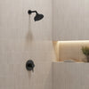 [1117462430] Tempesta 140 with AquaBooster Round Multi Spray Shower Head 1.75 GPM (6.6L/min) - Matte Black
