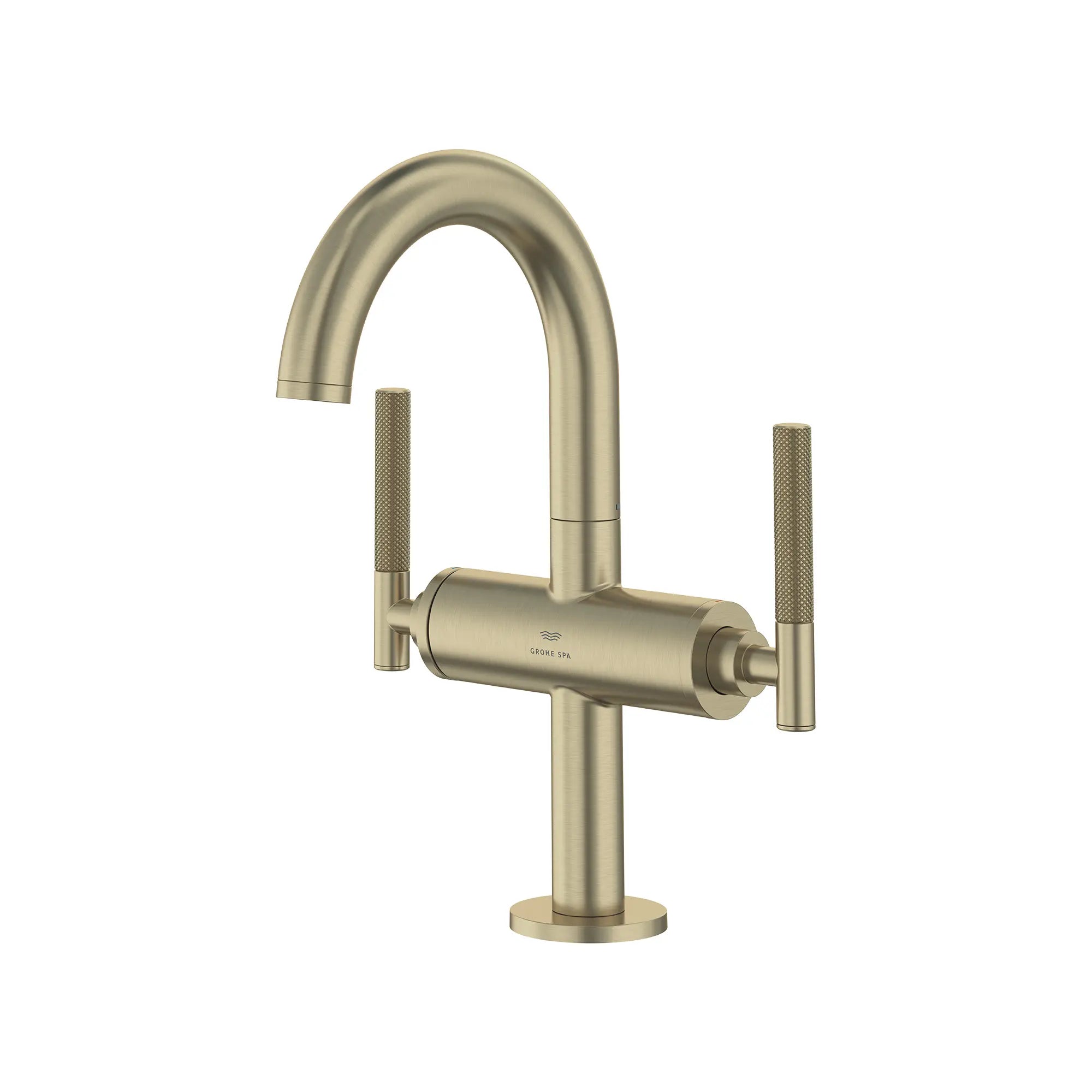 Robinet moyen monotrou à deux poignée pour salle de bain, 4,5 L/min (1,2 gpm) // NICKEL BROSSÉ INFINITYFINISH // 287620_Atrio_PC_SiloLeft_21148EN00_48646EN00_0001_JANUARY2026-1_0_CDNwebp.webp