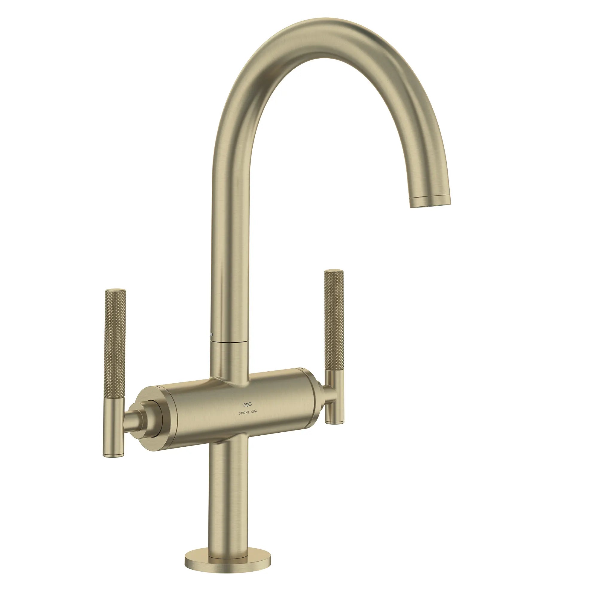 Grand robinet monotrou à deux poignées pour salle de bain 4,5 L/min (1,2 gpm) // NICKEL BROSSÉ INFINITYFINISH // 287646_Atrio_PC_SiloRight_21146EN00_0001_JANUARY2026_0_CDNwebp.webp