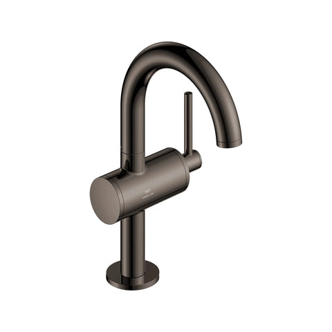 Grand robinet monotrou pour salle de bain, à poignée simple, 4,5 L/min (1,2 gpm) - Hard Graphite
