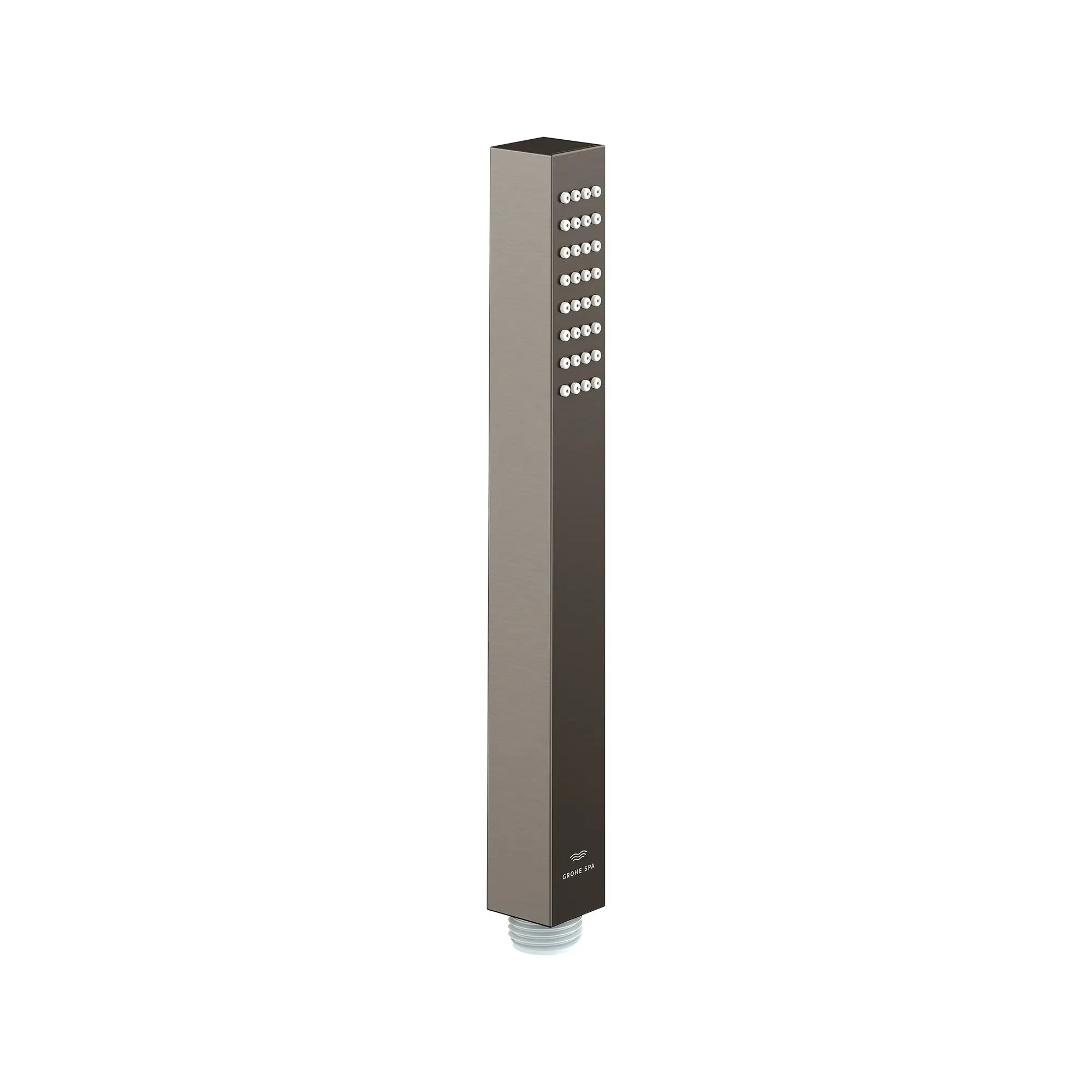 Douchette Euphoria Cube+ - 1 jet, 6,6 L/min (1,75 gpm) // BRUSHED HARD GRAPHITE // 287775_Euphoria_Cube_SiloRight_26867AL00_0001_MARCH2026_0_CDNwebp.webp