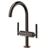[21146A00] Atrio Single Hole Two-Handle L-Size Bathroom Faucet without Handles, 1.2 GPM (4.5 L/min) - Brushed Nickel InfinityFinish