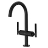 [211462430] Atrio Single Hole Two-Handle L-Size Bathroom Faucet without Handles, 1.2 GPM (4.5 L/min) - Brushed Nickel InfinityFinish