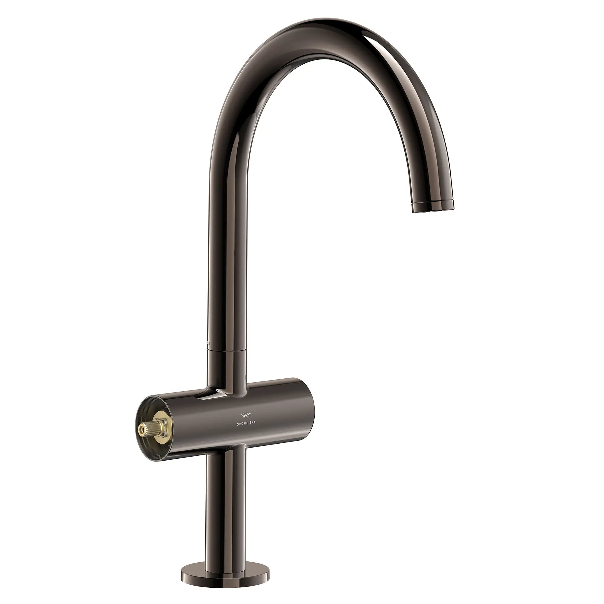 Grand robinet monotrou à deux poignées pour salle de bain 4,5 L/min (1,2 gpm) // HARD GRAPHITE // 289249_Atrio_PC_SiloRight_21146A000_48458A000_0002_JANUARY2026_0_CDNwebp.webp
