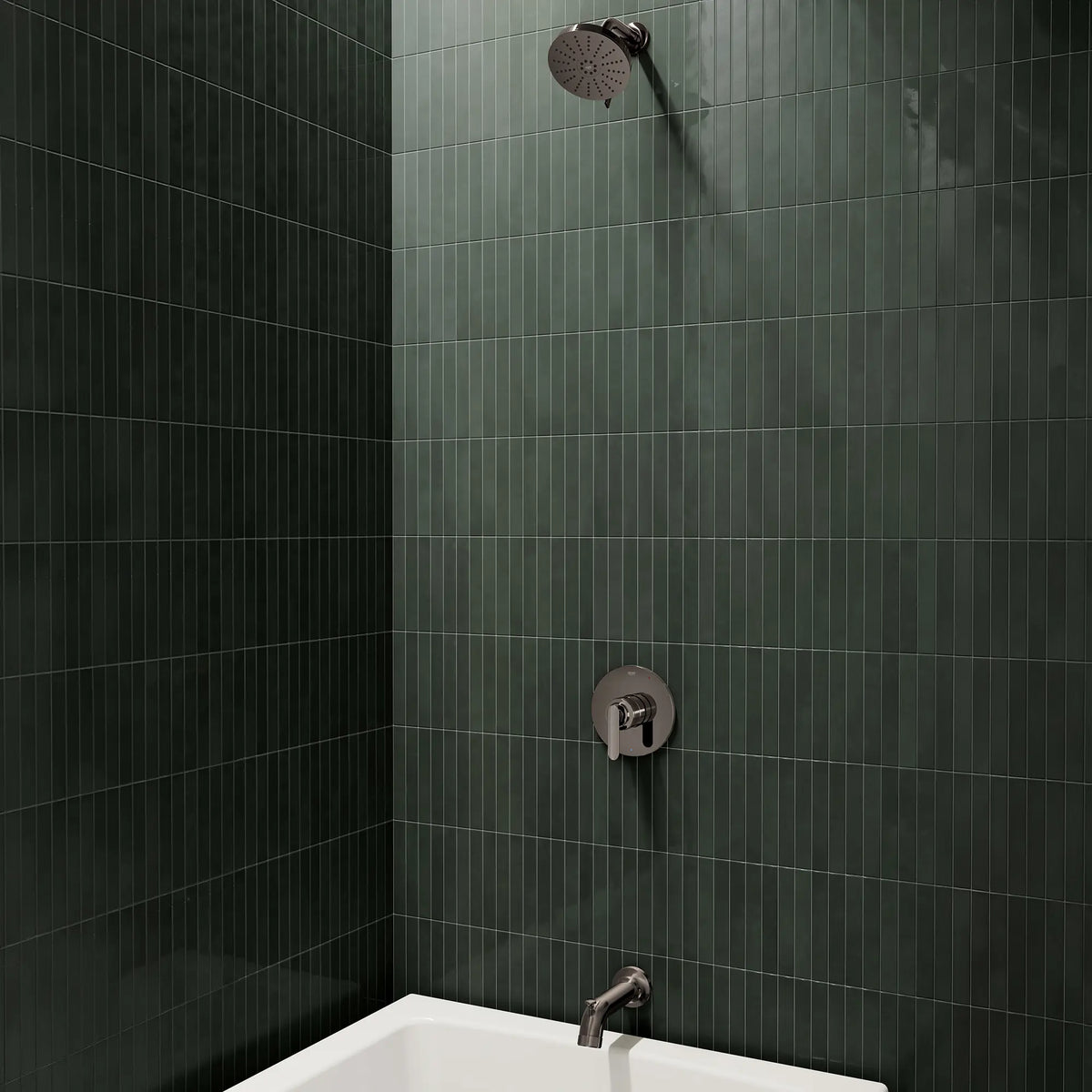 Bec de baignoire Listra avec inverseur // GRAPHITE DUR // 289809_Aqua_Booster_EnvironmentCloseUp_106176A000_106206A000_0001_JANUARY2026_1_CDNwebp.webp
