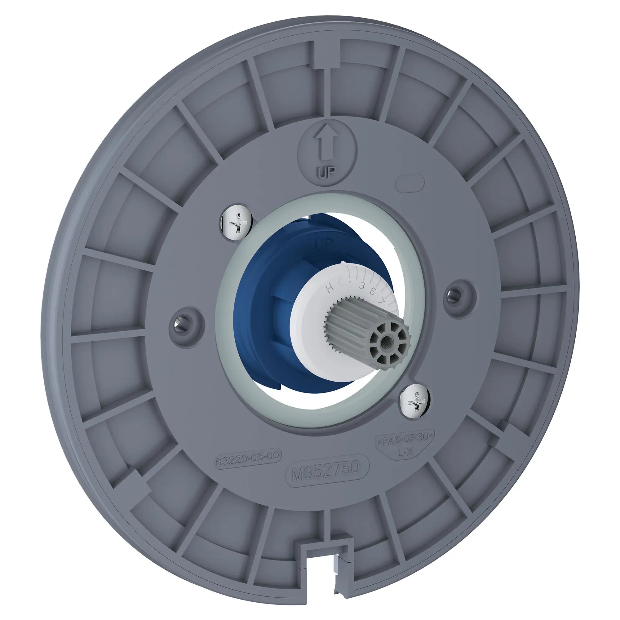 Garniture pour robinet à pression équilibrée avec cartouche  // CHROME STARLIGHT GROHE // 46592_14468000_4_0_CDNwebp.webp