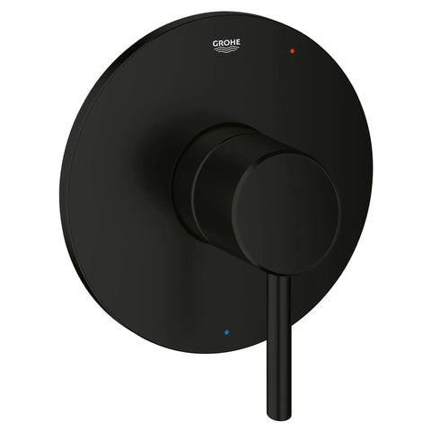 Garniture pour robinet à pression équilibrée avec cartouche  - Noir mat