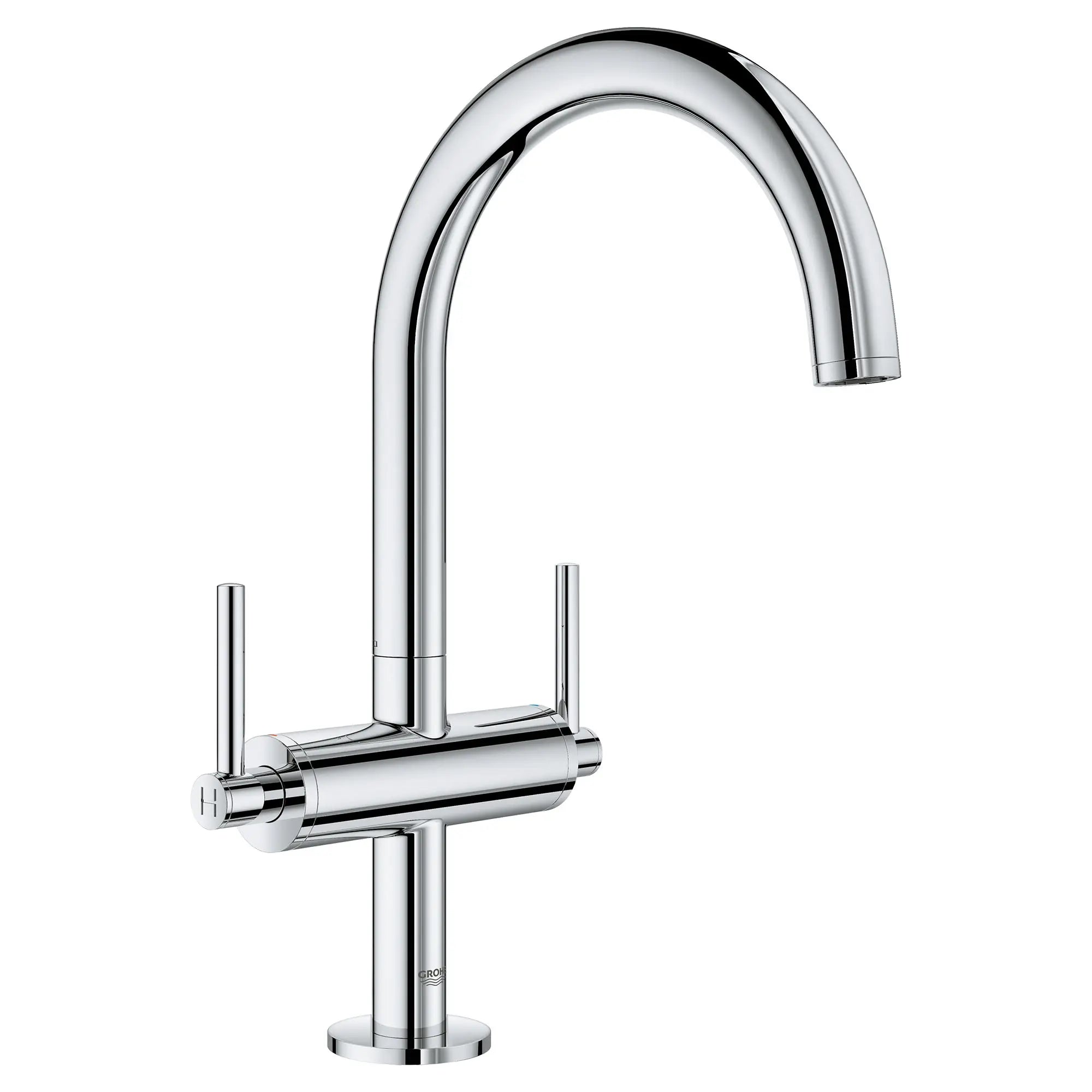 Robinet monotrou à bec haut // CHROME STARLIGHT GROHE // 48782_21027003_2_0_CDNwebp.webp