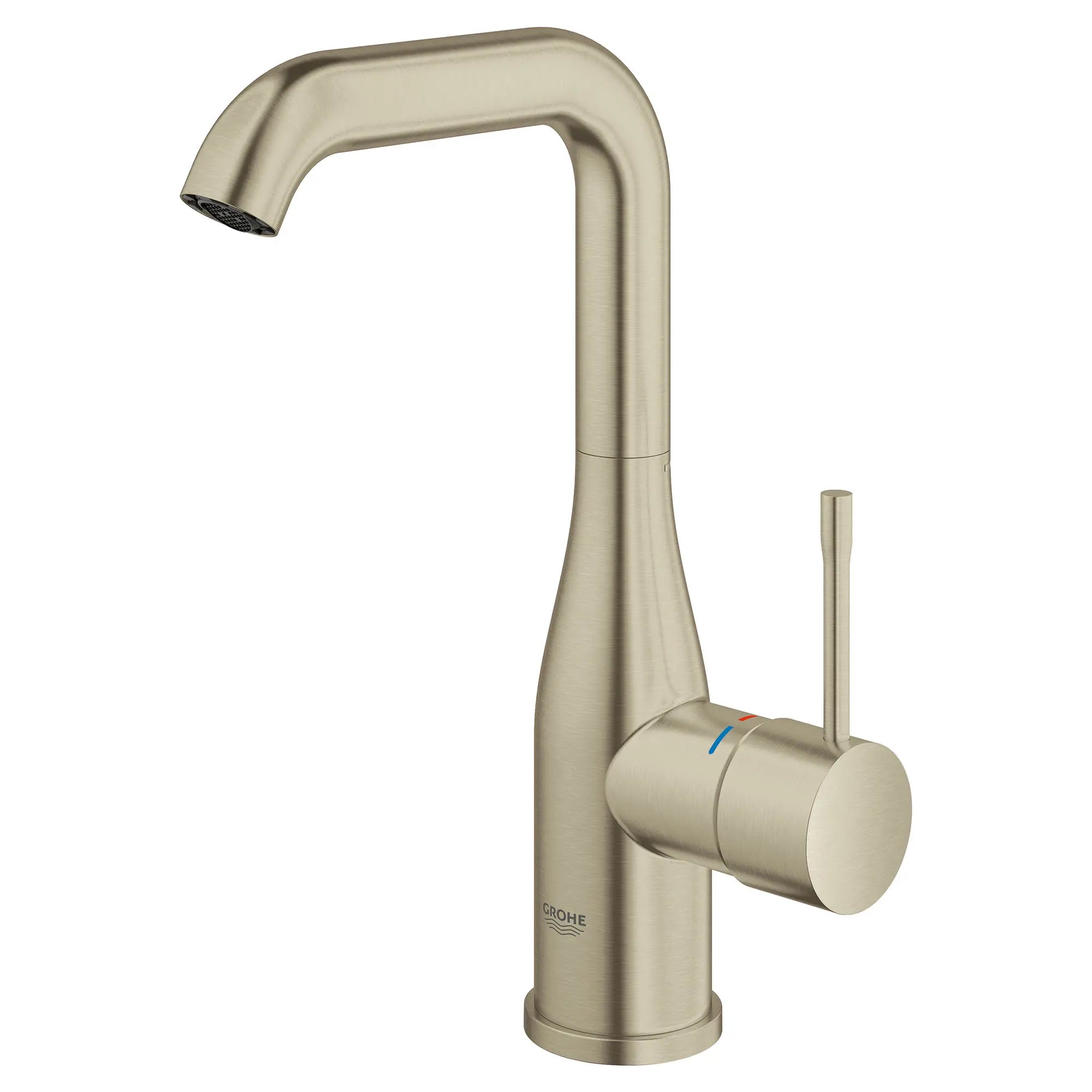 Robinet monotrou pour salle de bain, à poignée simple, taille G, 4,5 L/min (1,2 gpm) // NICKEL BROSSÉ INFINITYFINISH // 49454_23486ENA_1_0_CDNwebp.webp