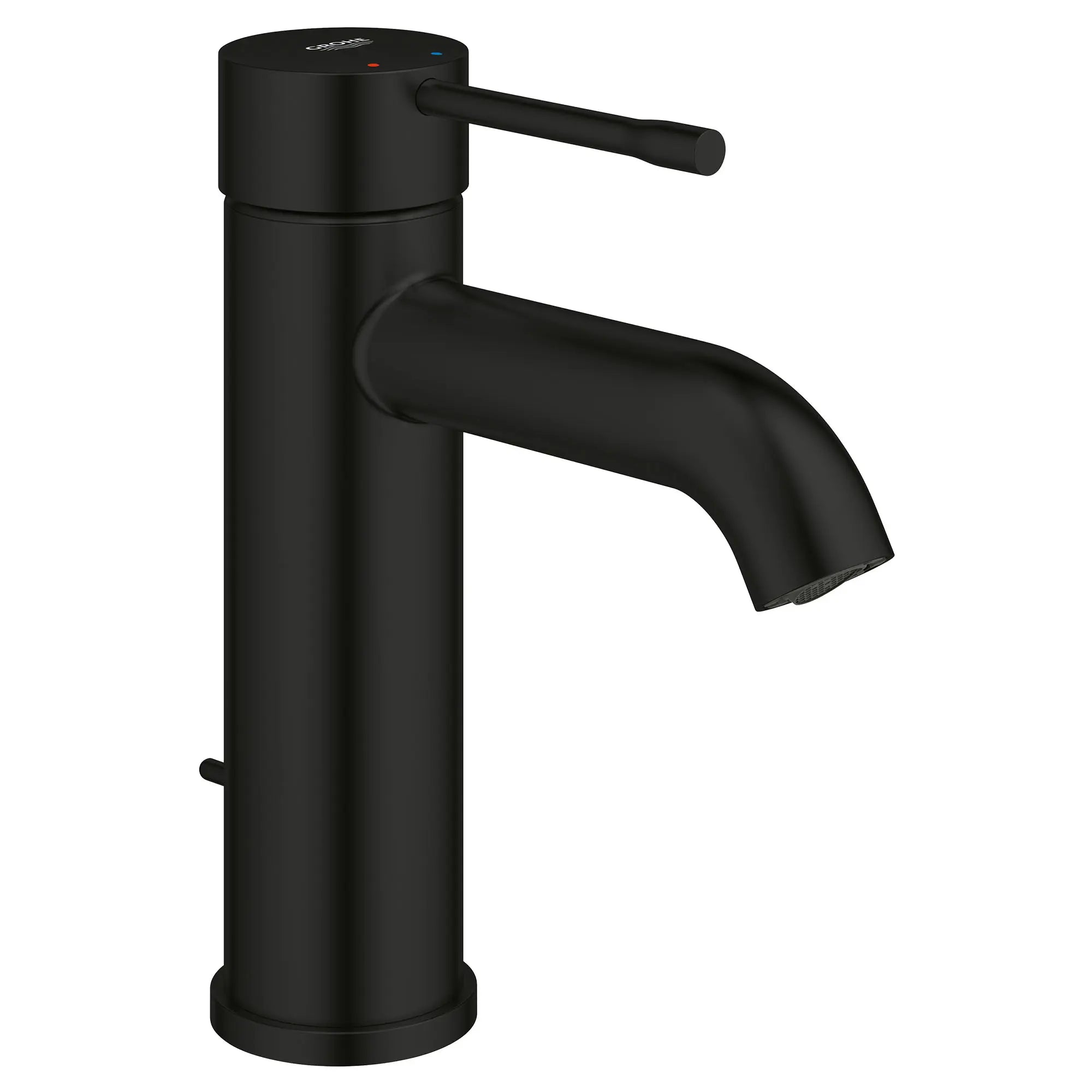Robinet monotrou pour salle de bain, à poignée simple, taille P, 4,5 L/min (1,2 gpm) // NOIR MAT // 49499_235922431_0_CDNwebp.webp