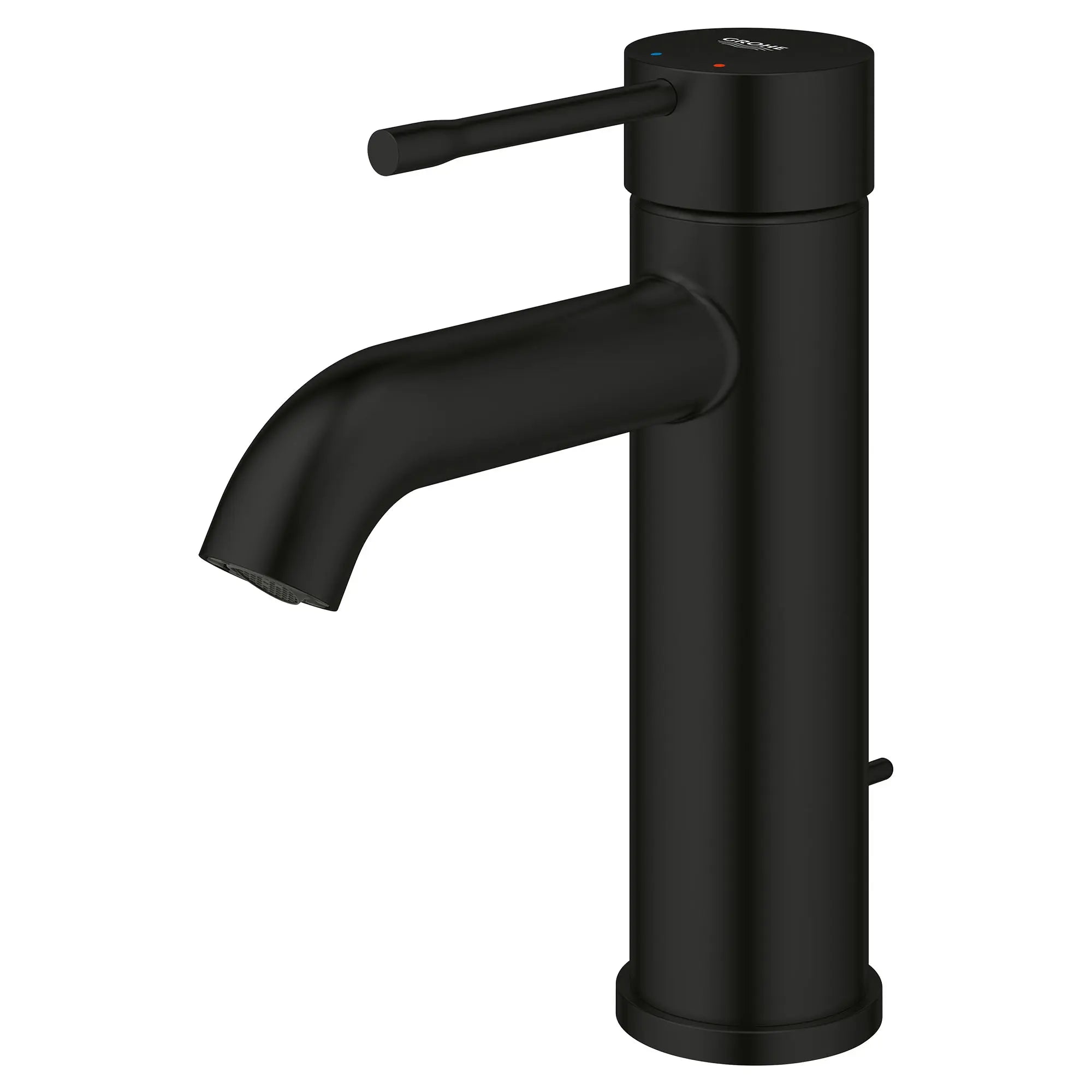 Robinet monotrou pour salle de bain, à poignée simple, taille P, 4,5 L/min (1,2 gpm) // NOIR MAT // 49509_235922431_3_0_CDNwebp.webp