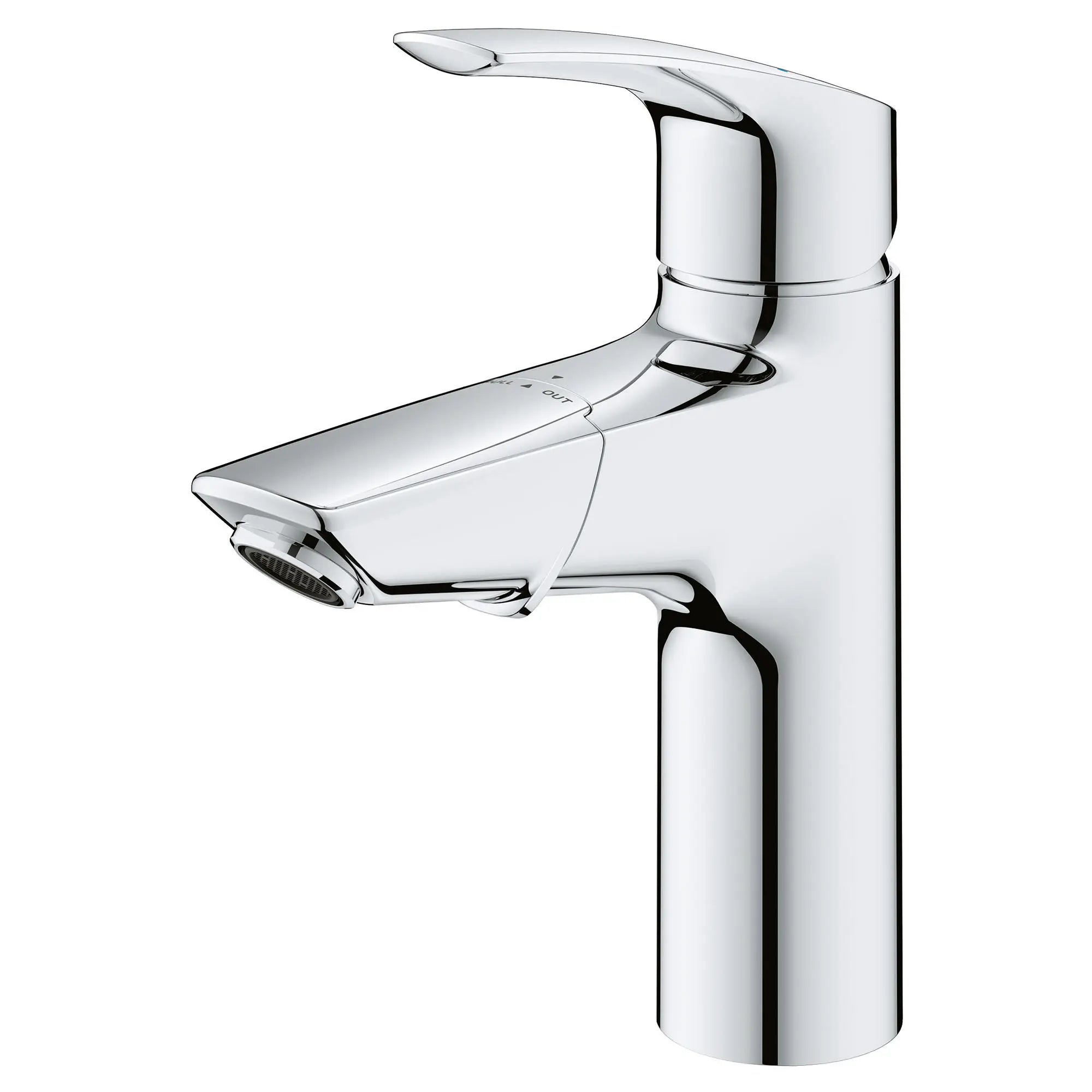 ROBINET DE SALLE DE BAINS AMOVIBLE MONOTROU À POIGNÉE UNIQUE DE TAILLE MOYENNE, 4,5 L/MIN (1,2 GPM) // CHROME STARLIGHT GROHE // 49713_23991003_1_0_CDNwebp.webp