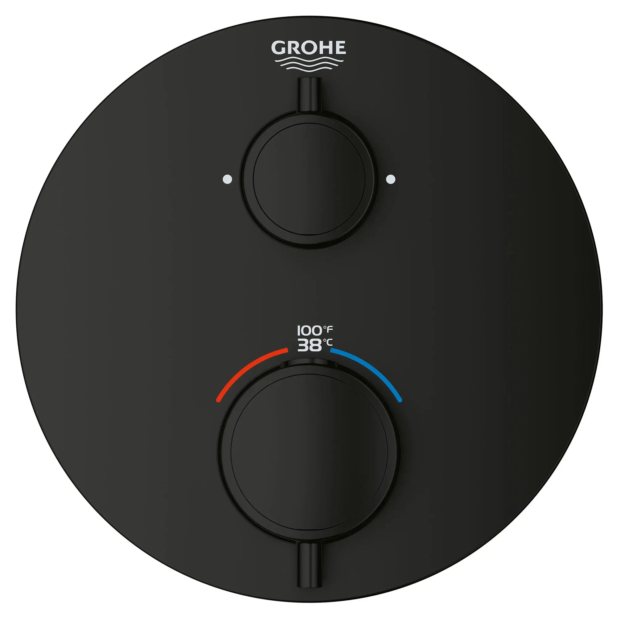 Garniture de valve thermostatique à fonction double, 2 poignées // NOIR MAT // 49815_241332430_1_0_CDNwebp.webp