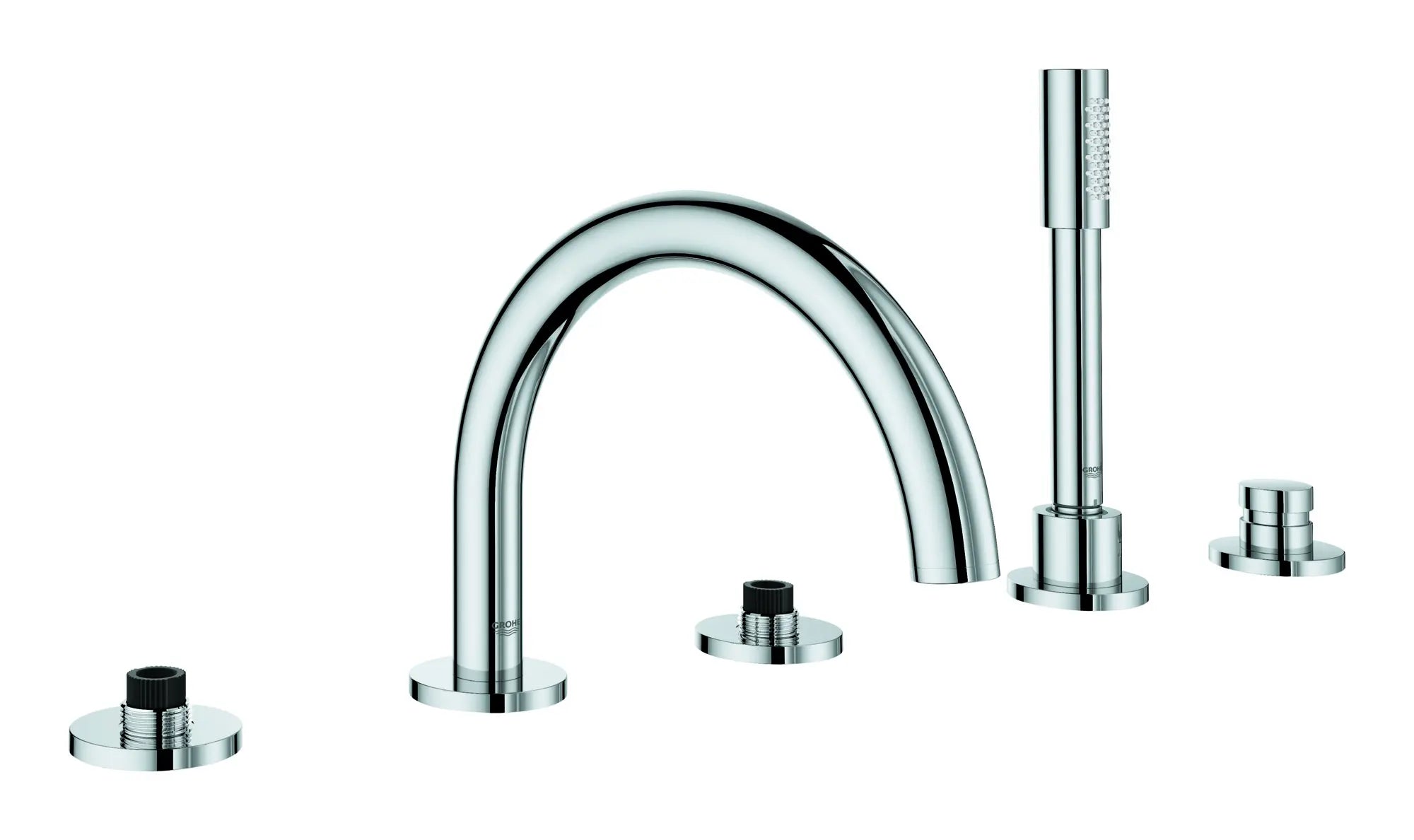 Robinet de bain avec douchette // CHROME STARLIGHT GROHE // 50012_25049003_0_CDNwebp.webp