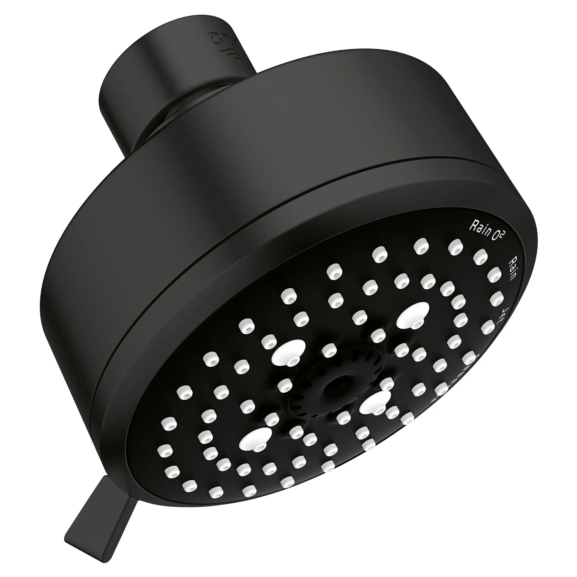 Pomme de douche 100, 4 po - 4 jets, 6,6 L/min (1,75 gpm) // NOIR MAT // 50435_260432431_0_CDNwebp.webp