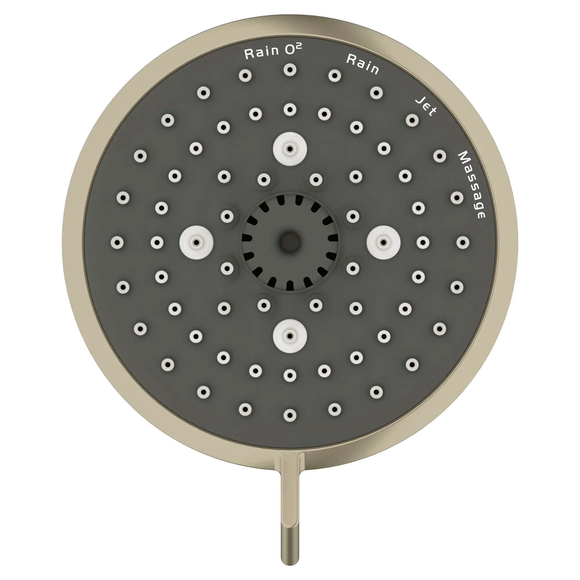 Pomme de douche 100, 4 po - 4 jets, 6,6 L/min (1,75 gpm) // NICKEL BROSSÉ INFINITYFINISH // 50460_26043EN1_1_0_CDNwebp.webp