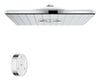 [26645000] Shower Head with Remote, 12" - 2 Sprays, 1.75 GPM (6.6 L/min) - GROHE StarLight Chrome