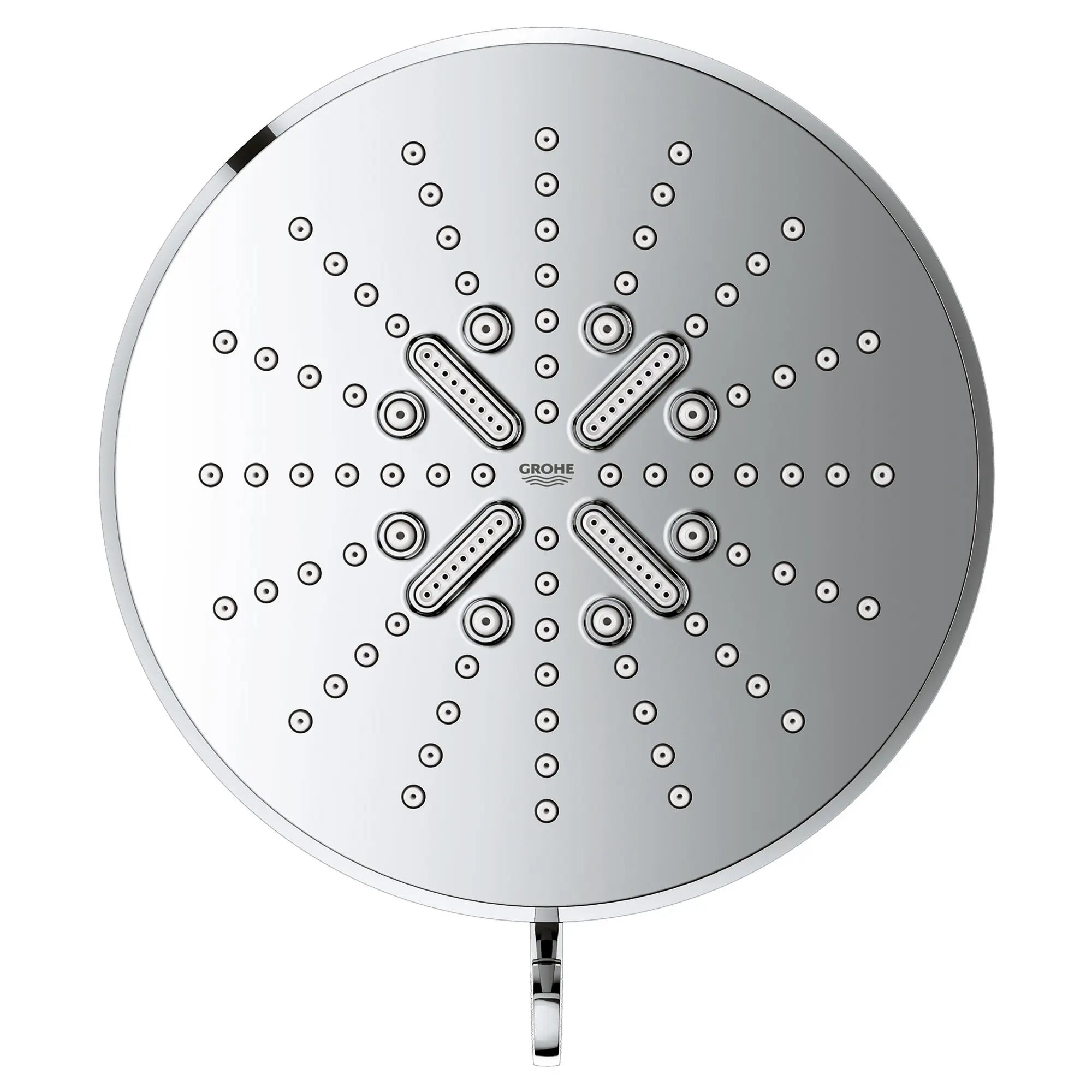 Pomme de douche de  6-½ po - 3 jets, 1,75 gpm // CHROME STARLIGHT GROHE // 51122_26789000_3_1_CDNwebp.webp