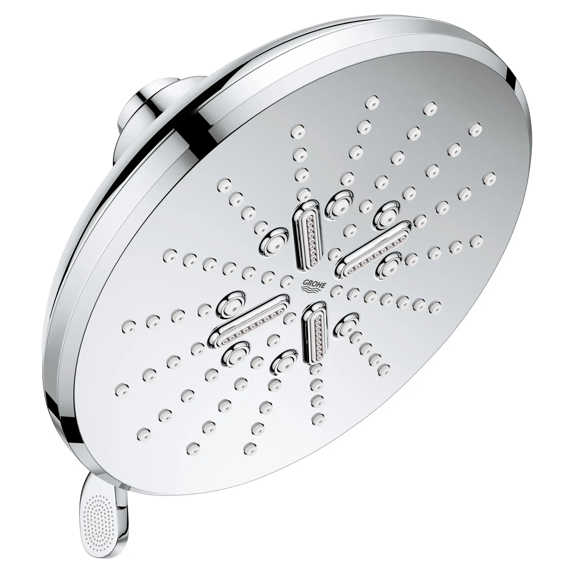 Pomme de douche de  6-½ po - 3 jets, 1,75 gpm // CHROME STARLIGHT GROHE // 51126_26789000_5_1_CDNwebp.webp