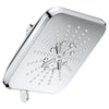 [26797000] Shower Head, 6-1/2" - 3 Sprays, 1.75 GPM (6.6 L/min) - GROHE StarLight Chrome