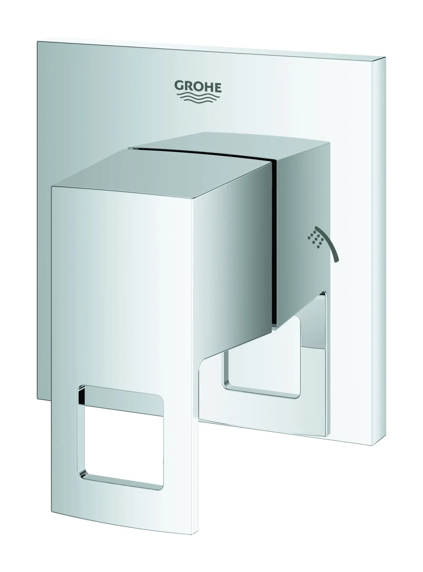 Eurocube Garniture d’inverseur à deux voies (pomme de douche / douchette) // CHROME STARLIGHT GROHE // 52385_29218001_2_0_CDNwebp.webp