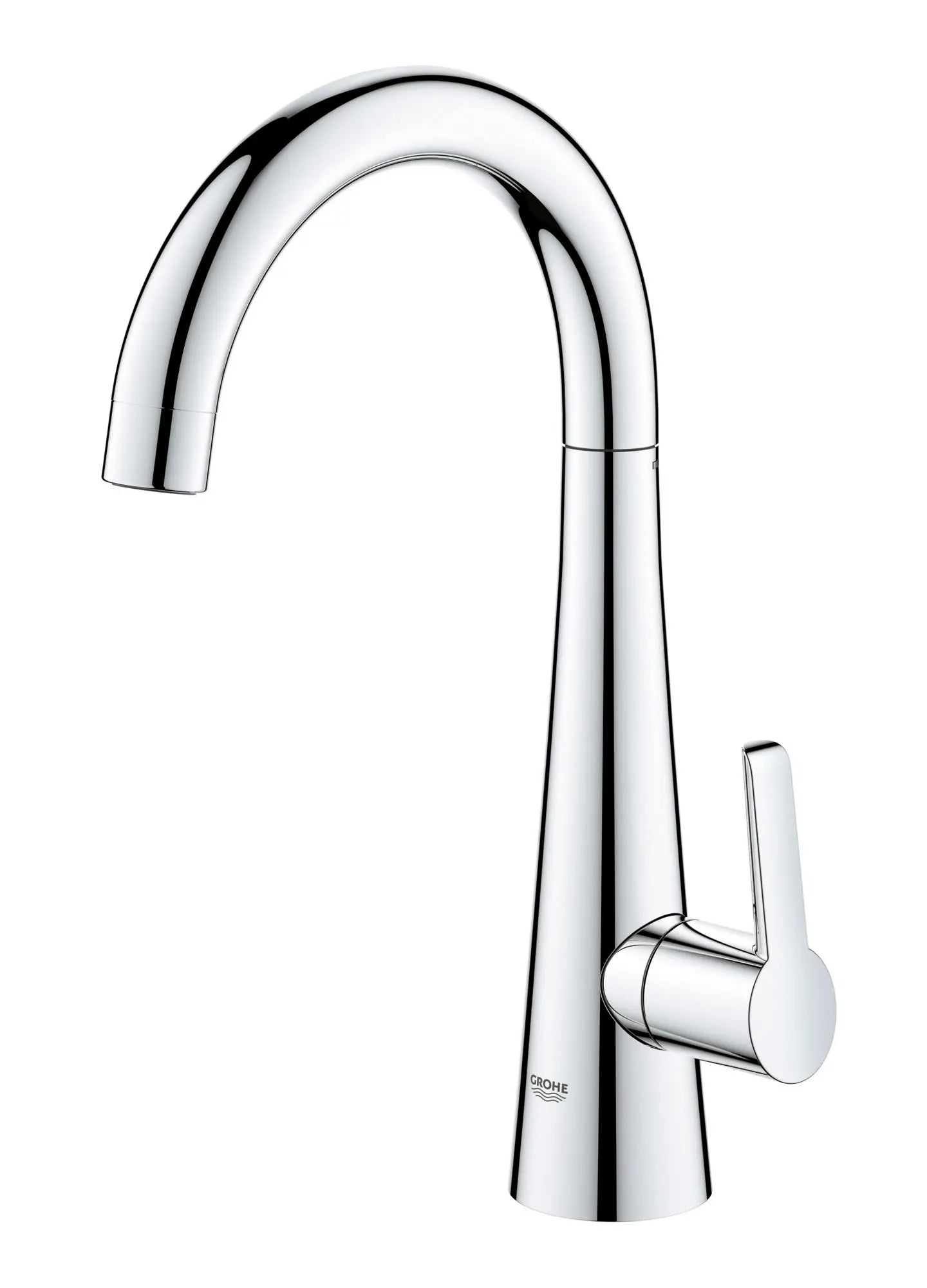 Robinet eau froide seulement à une poignée (pour breuvage) avec filtration 6,6 L/min (1,75 gpm) // CHROME STARLIGHT GROHE // 52995_30026002_2_1_CDNwebp.webp