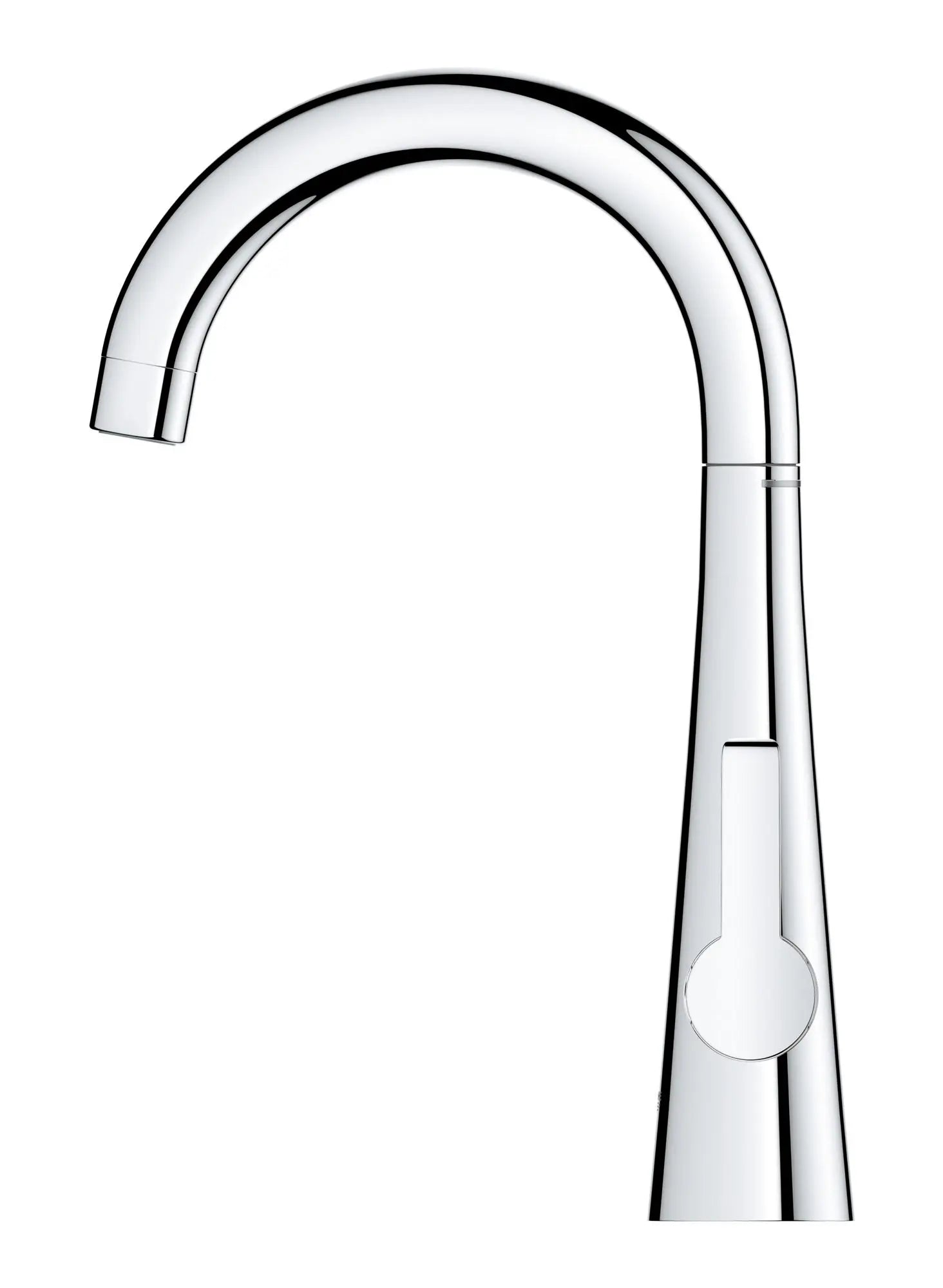 Robinet eau froide seulement à une poignée (pour breuvage) avec filtration 6,6 L/min (1,75 gpm) // CHROME STARLIGHT GROHE // 53001_30026002_4_1_CDNwebp.webp