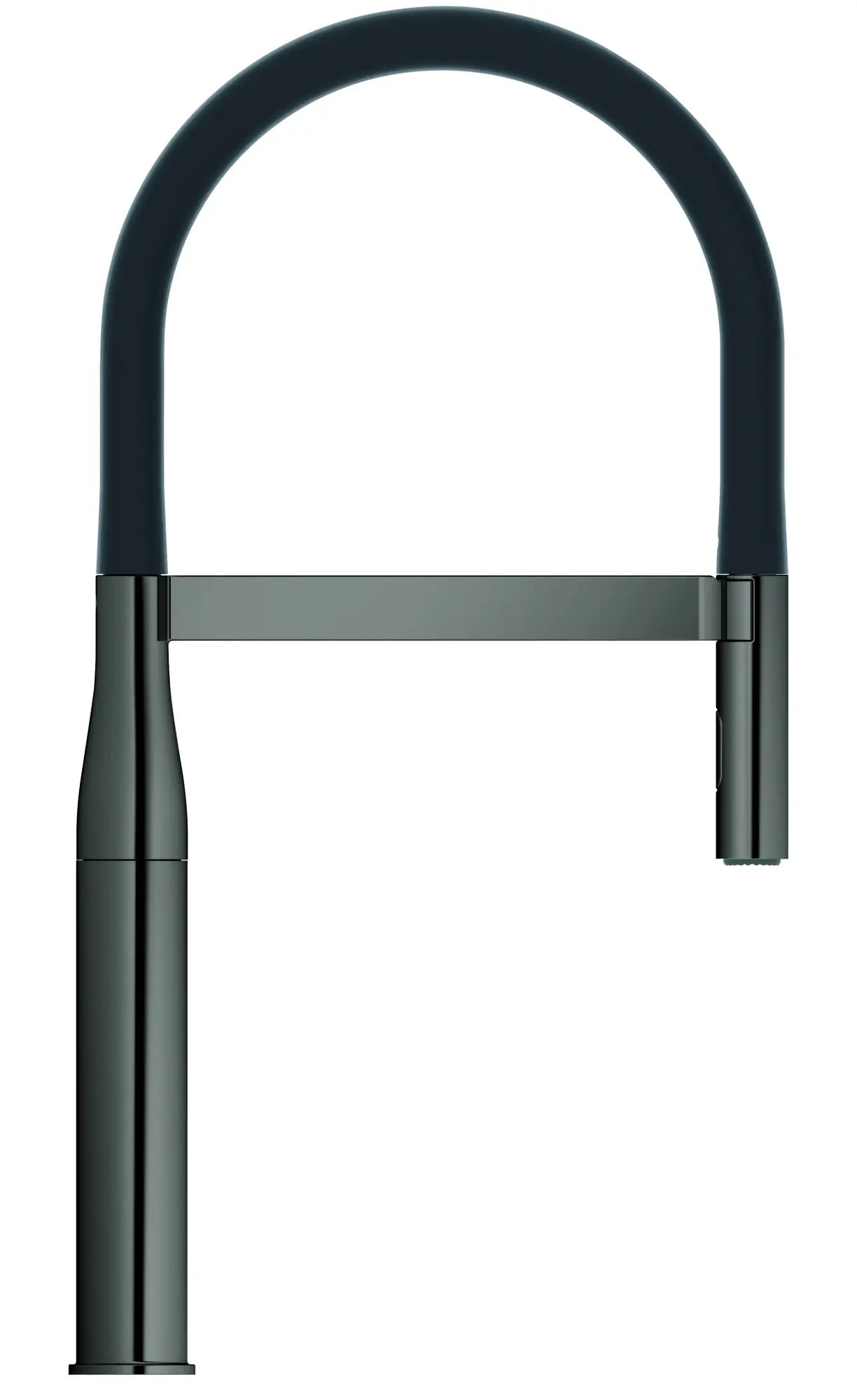 Robinet de cuisine semi-pro à poignée simple et double jet 6,6 L/min (1,75 gpm) // GRAPHITE DUR // 53072_30295A00_3_0_CDNwebp.webp