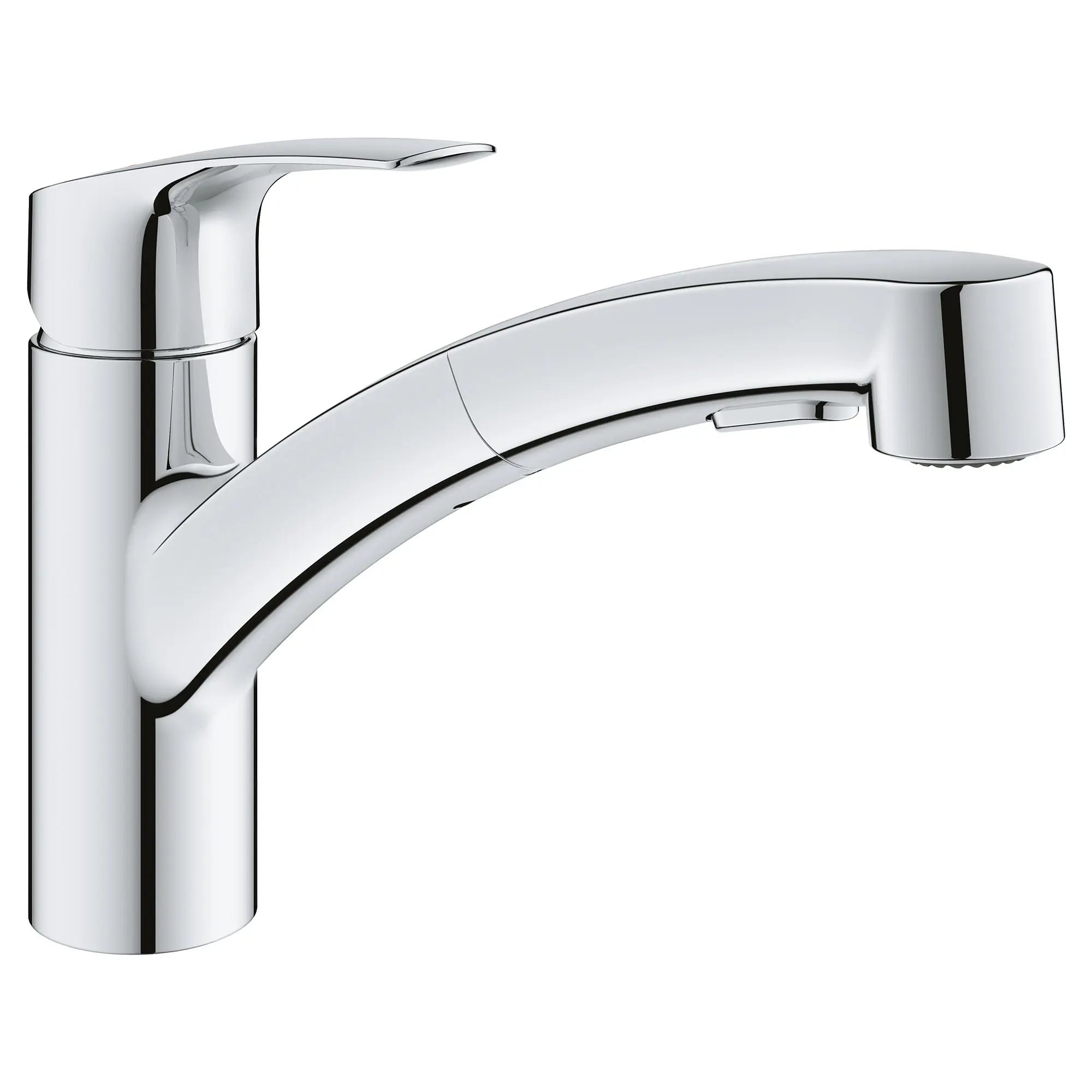 Robinet de cuisine amovible à pulvérisateur double et à poignée unique // CHROME STARLIGHT GROHE // 53090_30306001_0_CDNwebp.webp