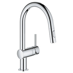 [31378003] Minta Single-Handle Pull-Down Kitchen Faucet Dual Spray 1.75 GPM (6.6 L/min) - GROHE StarLight Chrome