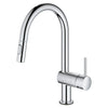 [31378003] Minta Single-Handle Pull-Down Kitchen Faucet Dual Spray 1.75 GPM (6.6 L/min) - GROHE StarLight Chrome