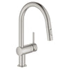 [31378DC3] Minta Single-Handle Pull-Down Kitchen Faucet Dual Spray 1.75 GPM (6.6 L/min) - GROHE StarLight Chrome