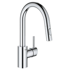 [31479001] Concetto Single-Handle Pull Down Prep Faucet 1.75 GPM (6.6 L/min) - GROHE StarLight Chrome
