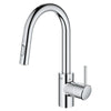 [31479001] Concetto Single-Handle Pull Down Prep Faucet 1.75 GPM (6.6 L/min) - GROHE StarLight Chrome