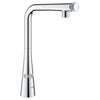 [31559002] GROHE Zedra SmartControl Pull-Out Single Spray Kitchen Faucet 1.75 GPM (6.6 L/min) - GROHE StarLight Chrome