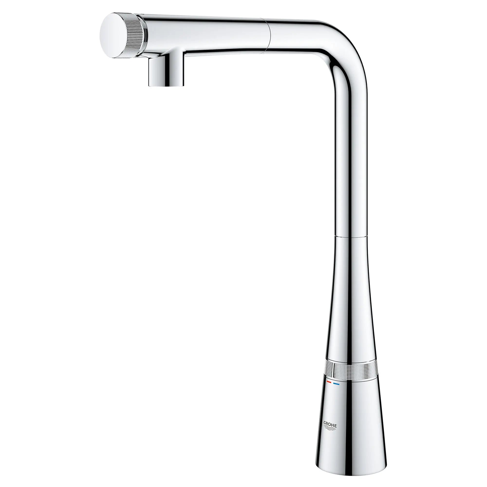 Robinet de cuisine SmartControl à douchette rétractable, jet simple 6,6 L/min (1,75 gpm) // CHROME STARLIGHT GROHE // 53627_31559002_1_0_CDNwebp.webp