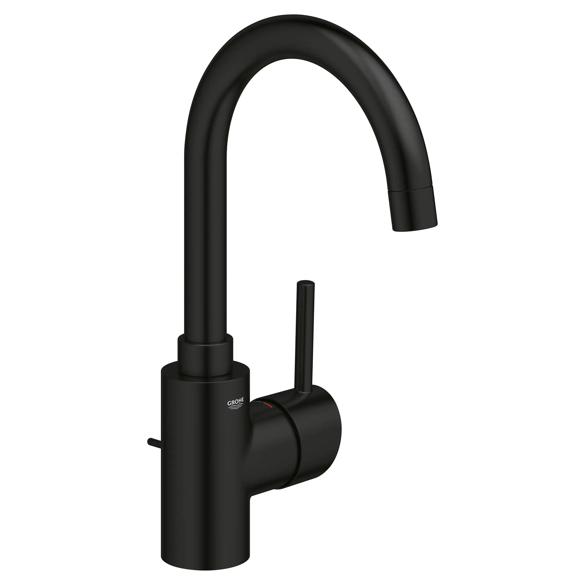 Grand robinet monotrou à poignée simple pour salle de bain 4,5 l/min (1,2 gpm) // NOIR MAT // 53718_321382431_0_CDNwebp.webp