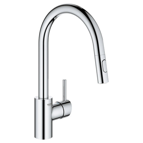 Robinet de cuisine rétractable à poignée simple et double jet 6,6 L/min (1,75 gpm) - Chrome StarLight GROHE