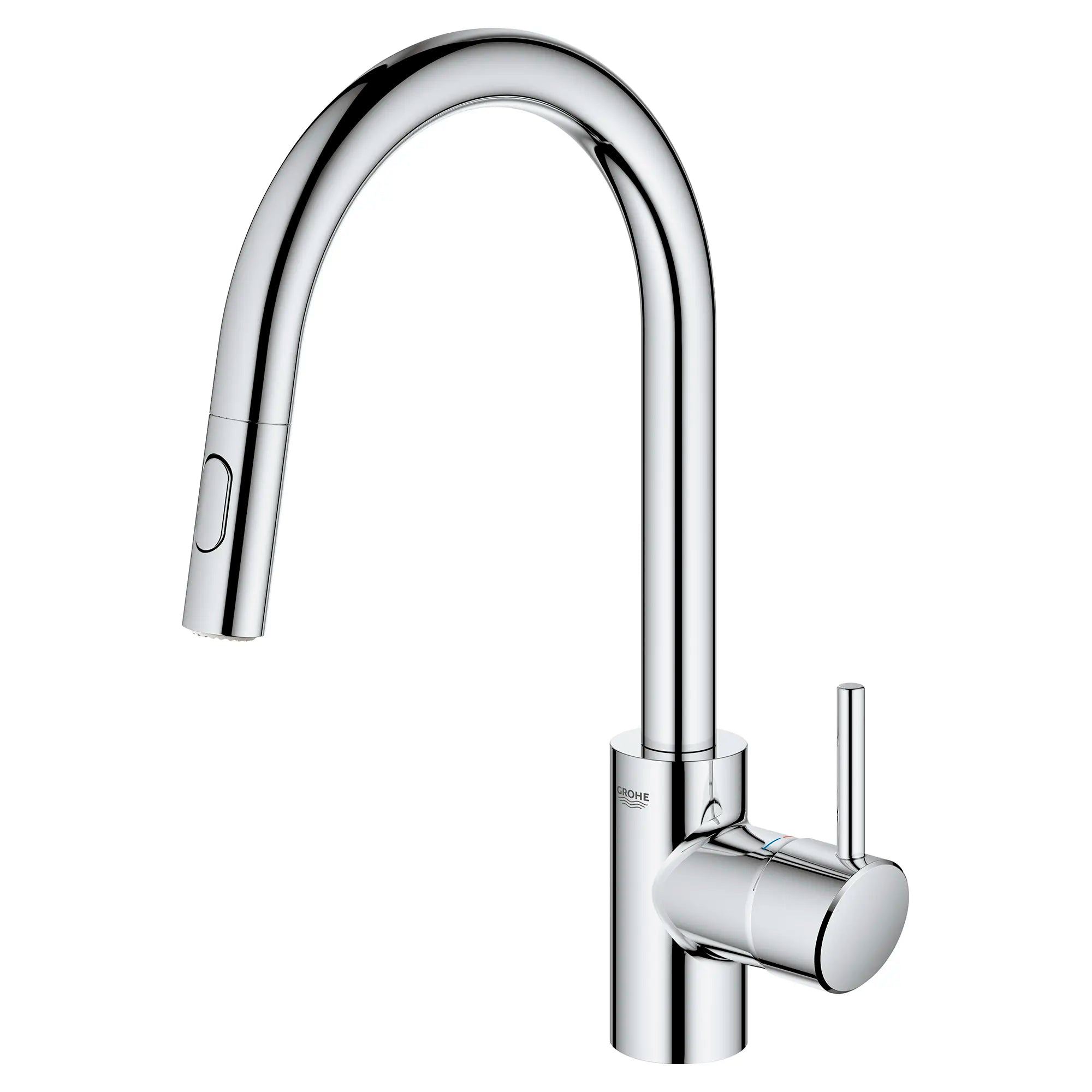 Robinet de cuisine rétractable à poignée simple et double jet 6,6 L/min (1,75 gpm) // CHROME STARLIGHT GROHE // 53954_32665003_1_0_CDNwebp.webp