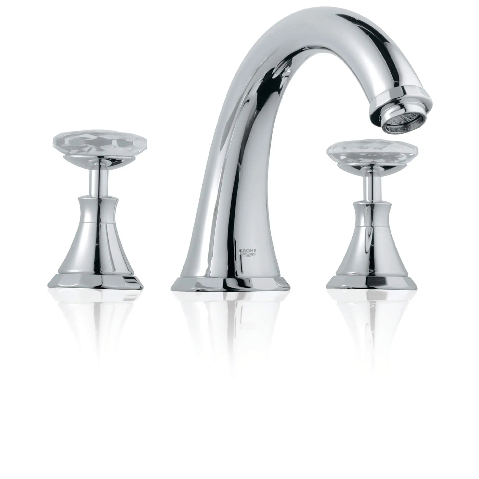 Kensington Manettes en cristal Swarovski (la paire) // GROHE STARLIGHT CHROME/SWAROVSKI® CRYSTAL // 539_18086vp0-round-handle-enviro-1_0_CDNwebp.webp