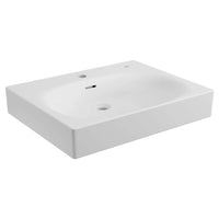[39656000] Wall Mount 24" Bathroom Sink, 1-hole - Alpine White