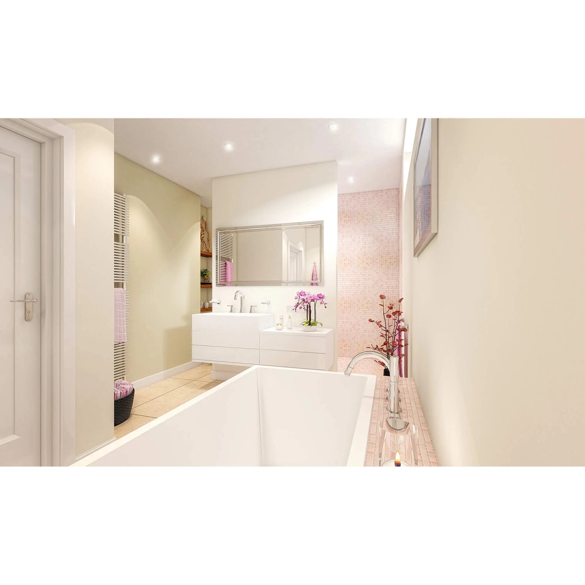 Grandera Robinet de bain avec douchette // CHROME STARLIGHT GROHE // 560_19919000-five-hole-bathtub-faucet-with-handshower-enviro-2_0_CDNwebp.webp