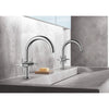 [21031003] Single Hole Two-Handle M-Size Bathroom Faucet 1.2 GPM - GROHE StarLight Chrome