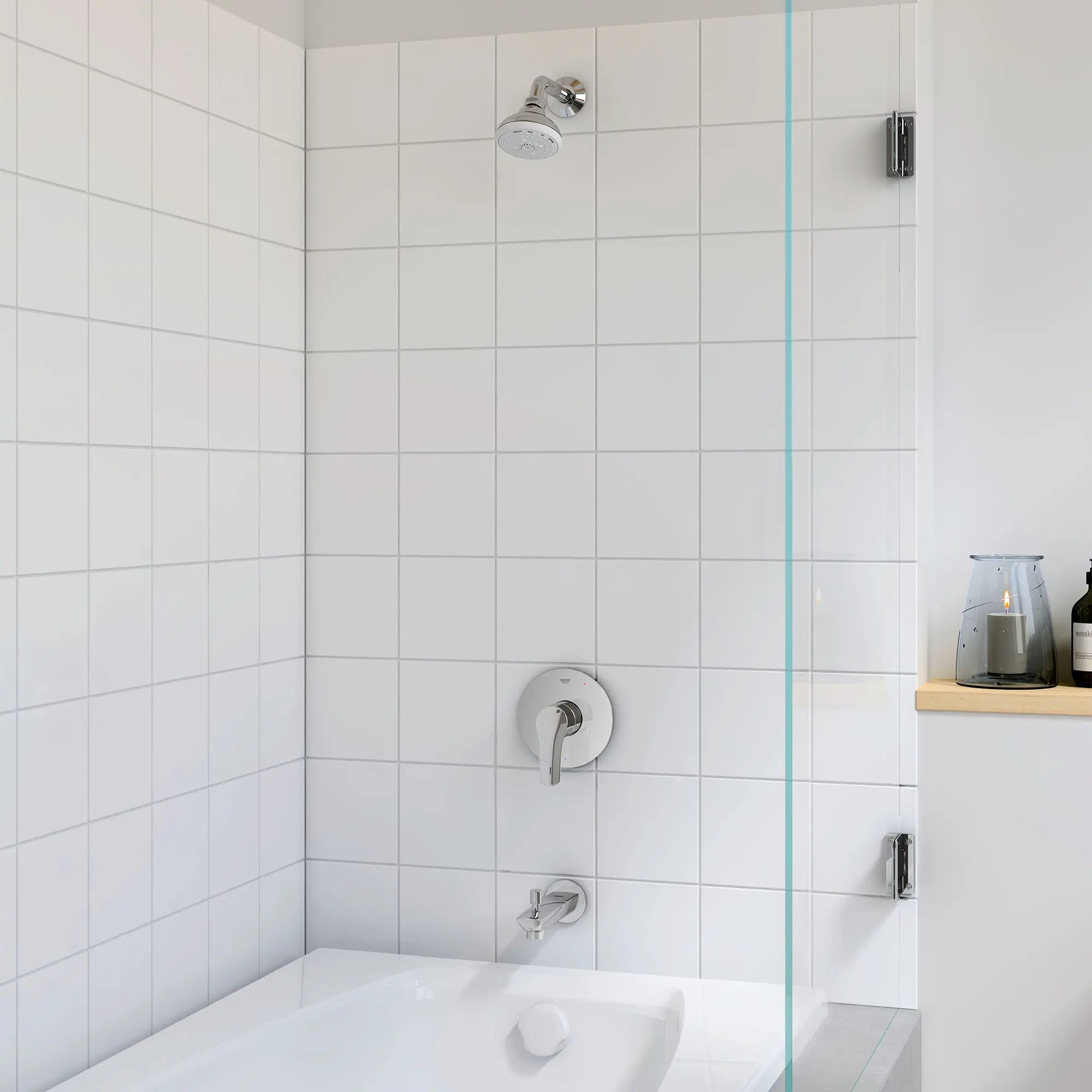 Garniture de robinet à pression équilibrée avec cartouche // CHROME STARLIGHT GROHE // 67951_B-13356003_19458003_26044001_1_CDNwebp.webp