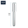 [28341000] Stick Hand Shower - 1 Spray, 2.5 gpm - GROHE StarLight Chrome