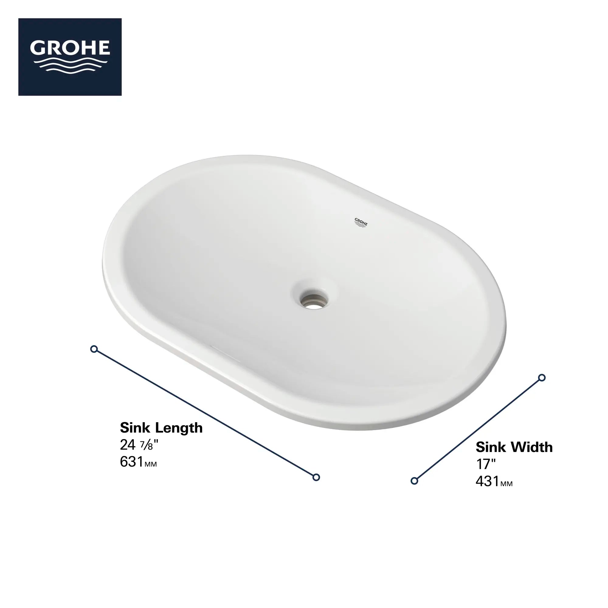 Lavabo de 24 po, installation sous le comptoir // BLANC ALPIN // 68706_GROHE_Essence_Sink_Info_39673000_1_0_CDNwebp.webp