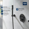 [26466000] Stick Hand Shower - 1 Spray, 1.75 GPM (6.6 L/min) - GROHE StarLight Chrome