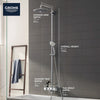 [26512000] Thermostatic Tub/Shower System - GROHE StarLight Chrome